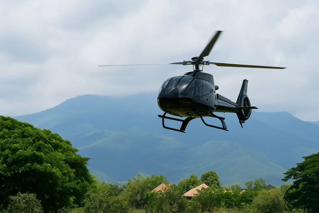 chiang mai helicopter tours